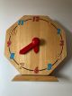 oude houten vintage klok om kinderen de 